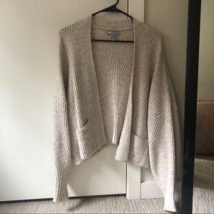 ASOS Oatmeal Knit Boxy Cardigan